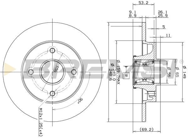 CD7560S Bremsi