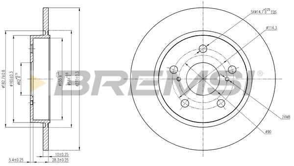 CD7645S Bremsi