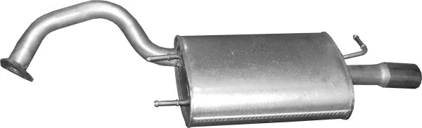 Silenciador, parte traseira Mitsubishi Galant VIII
