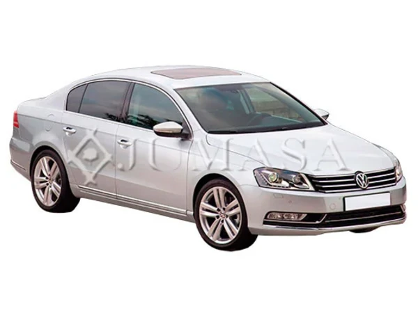 Guarda-barras direito do pára-lama dianteiro para Volkswagen Passat (B7, 365)
