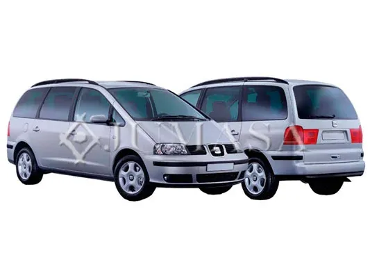 Guarda-barras direito do pára-lama dianteiro Seat Alhambra 7V8, 7V9