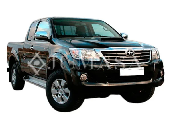Placa sobreposta esquerda do pára-choque dianteiro para Toyota Hilux (KUN25)