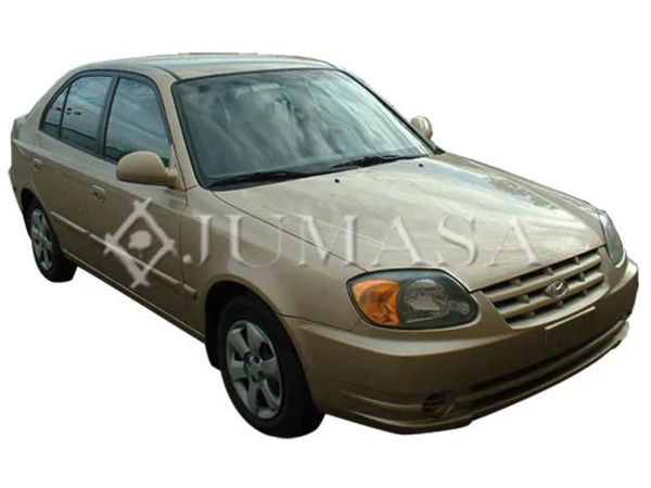Guarda-barras direito do pára-lama dianteiro para Hyundai Accent (LC)