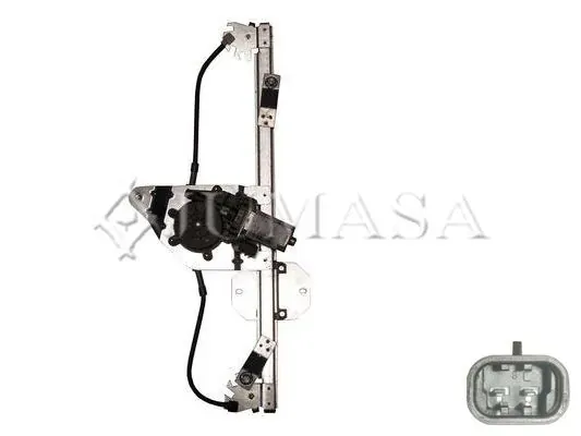 Mecanismo de acionamento de vidro da porta dianteira direita Dacia Logan 2 L8_