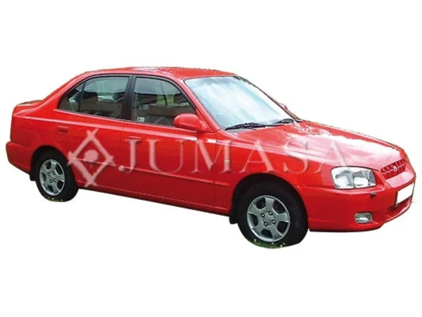 Mecanismo de acionamento de vidro da porta dianteira esquerda para Hyundai Accent (LC)