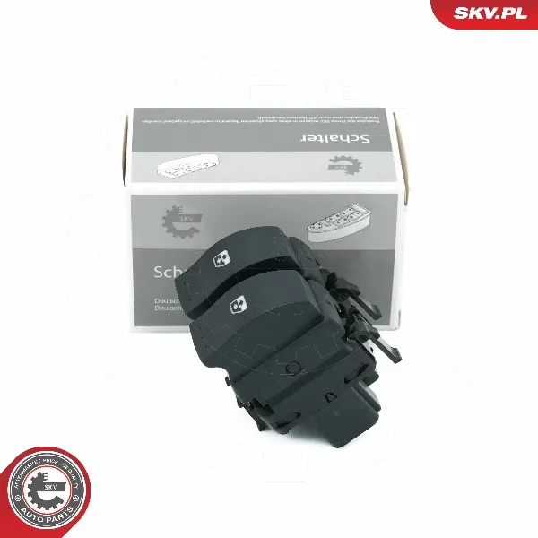 Unidade de botões dianteira esquerda de controlo de elevador de vidro 37SKV488 SKV