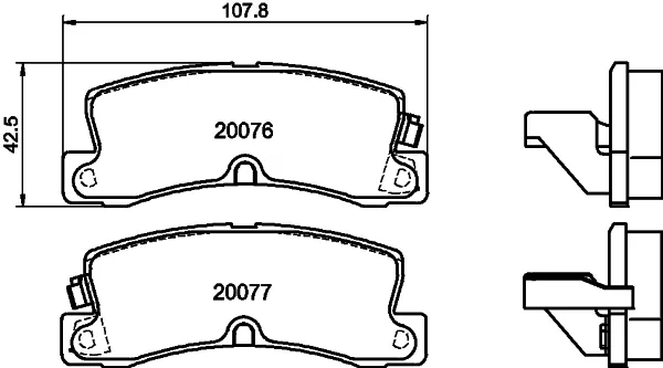 Compre Sapatas do freio traseiras de disco Toyota Corolla  E8
