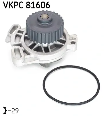 Bomba de água (bomba) de esfriamento VKPC81606 SKF