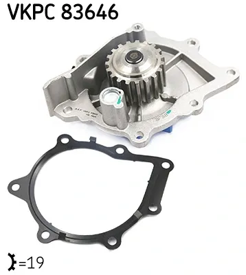 Bomba de água (bomba) de esfriamento VKPC83646 SKF