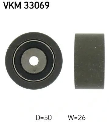 Rolo parasita da correia de transmissão Peugeot 307 3A, 3C
