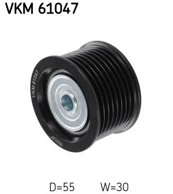 Rolo parasita da correia de transmissão VKM61047 SKF