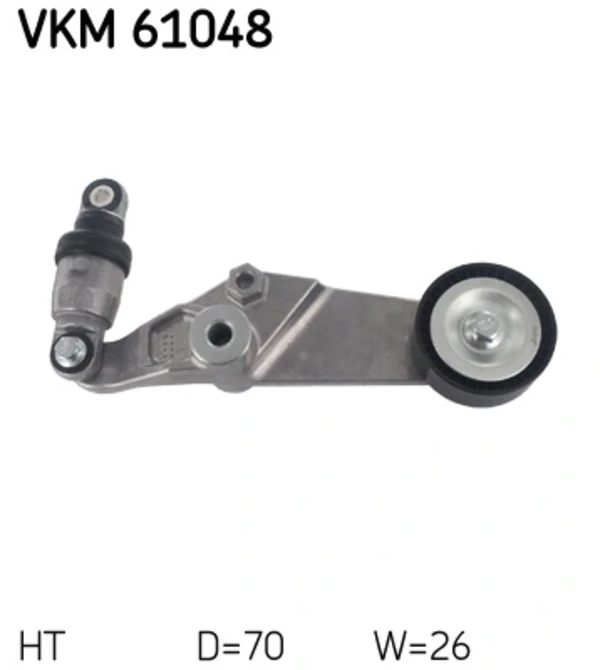 Reguladora de tensão da correia de transmissão VKM61048 SKF