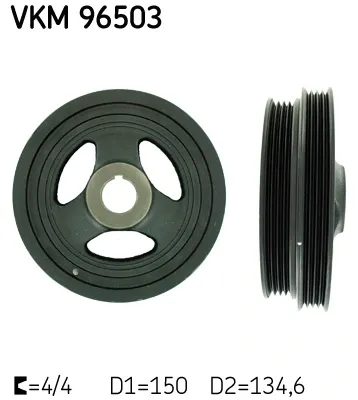 Polia de cambota VKM96503 SKF