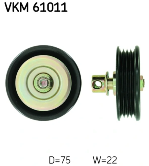 VKM 61011 SKF rolo de reguladora de tensão da correia de transmissão