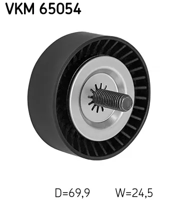 Rolo parasita da correia de transmissão VKM65054 SKF