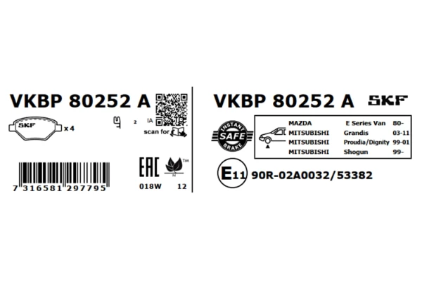 VKBP80252A SKF