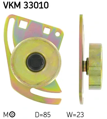 Rolo de reguladora de tensão da correia de transmissão VKM33010 SKF