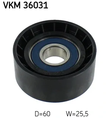 Rolo parasita da correia de transmissão VKM36031 SKF