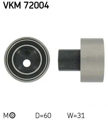 Rolo de reguladora de tensão da correia do mecanismo de distribuição de gás VKM72004 SKF