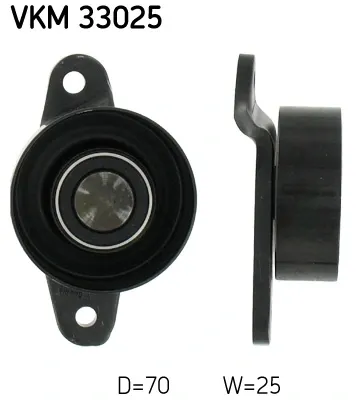Rolo parasita da correia de transmissão VKM33025 SKF