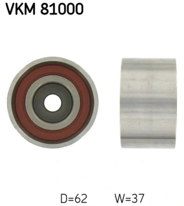 VKM81000 SKF rolo parasita da correia do mecanismo de distribuição de gás