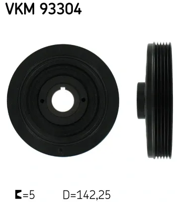 Polia de cambota VKM93304 SKF