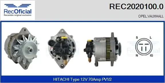 Gerador REC20201000 Recoficial