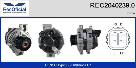 Gerador REC20402390 Recoficial