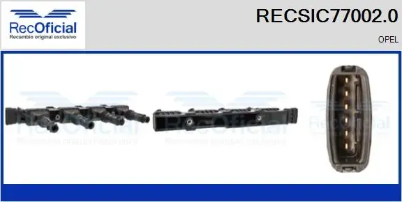 Bobina de ignição RECSIC770020 Recoficial