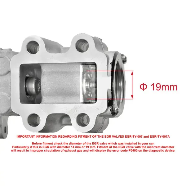 Válvula EGR de recirculação dos gases Toyota Avensis 2 T25
