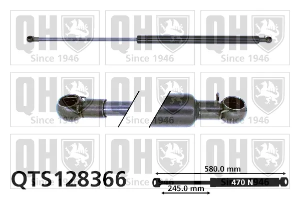 Amortecedor de tampa de porta-malas (de 3ª/5ª porta traseira) Audi 100 C3