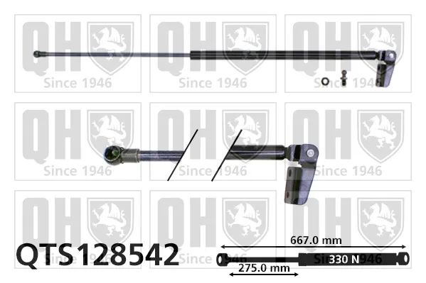 Amortecedor de tampa de porta-malas (de 3ª/5ª porta traseira) Mazda 323 III