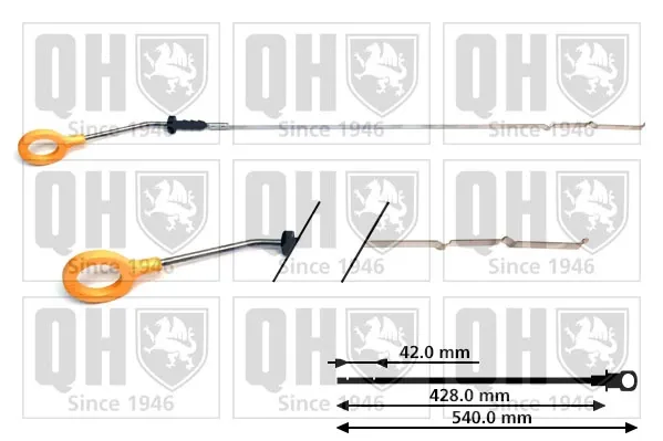 Sonda (indicador) do nível de óleo no motor Nissan Murano Z51