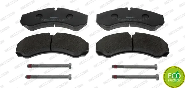 Sapatas do freio traseiras de disco FVR1102 Ferodo