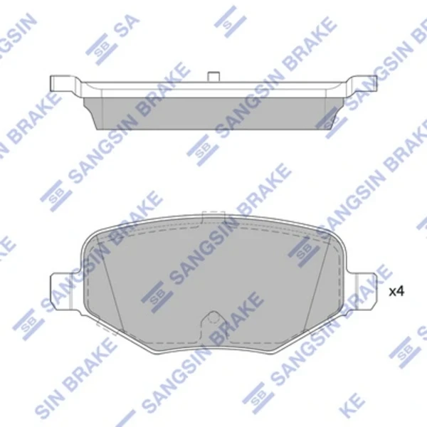 Sapatas do freio traseiras de disco para Ford Explorer (U5)