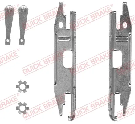 Mecanismo de aproximação (de auto-aproximação) das sapatas de tambor (kit de reparação levadiça) 10553002 Quick Brake