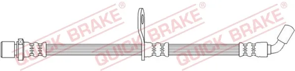 Mangueira do freio traseira esquerda 50723 Quick Brake
