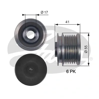Polia do gerador MINI Cooper R56