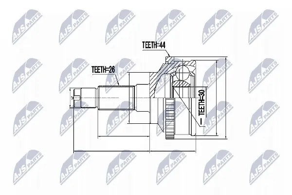 Compre F03922510B Mazda Junta homocinética externa dianteira
