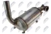 Filtro de partículas do sistema dos gases de escape Fiat 500 312
