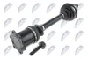 Semieixo (acionador) dianteiro esquerdo Volkswagen Touareg 1 7LA, 7L6, 7L7
