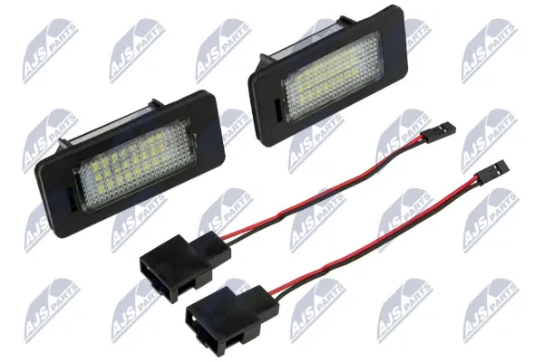 Lanterna da luz de fundo de matrícula traseira ELPAU001 NTY
