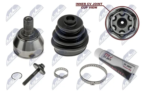 Junta homocinética externa dianteira Ford Focus 2 DA, HCP, DP