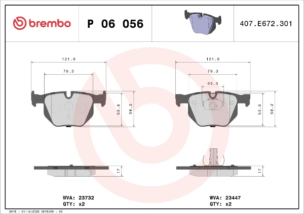 P06056 Brembo