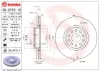 Disco do freio dianteiro 09977211 Brembo