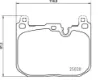 Sapatas do freio dianteiras de disco MINI COUNTRYMAN F60