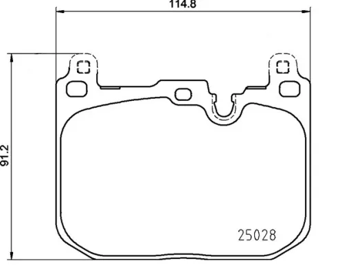 Sapatas do freio dianteiras de disco MINI COUNTRYMAN F60