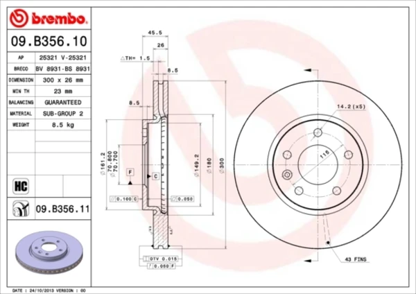 09B35610 Brembo