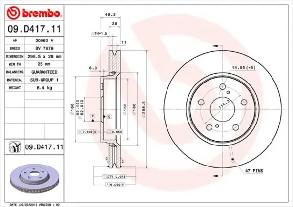 09D41711 Brembo