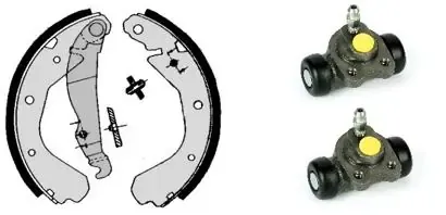 Sapatas do freio traseiras de tambor H59027 Brembo
